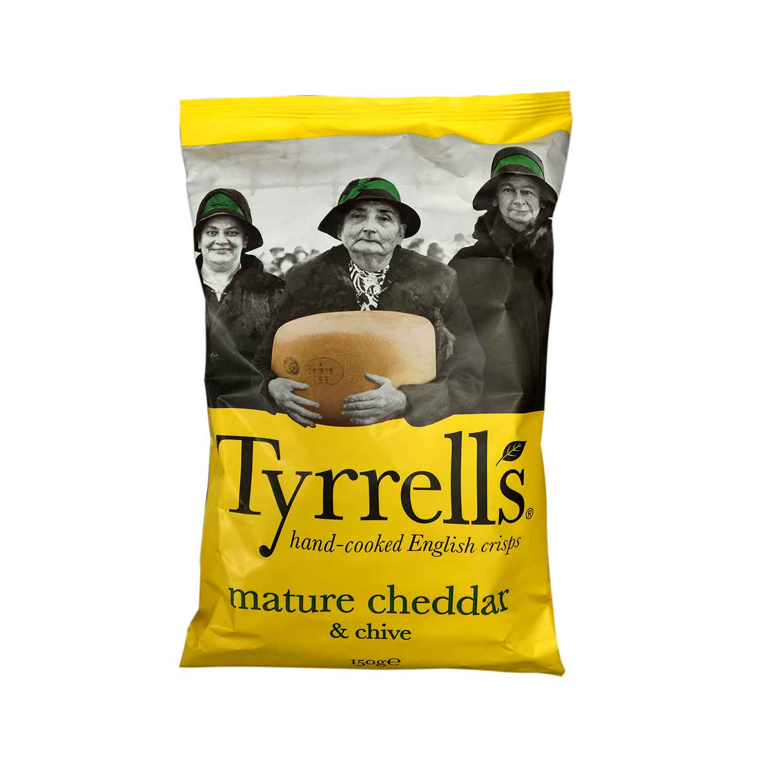 Tyrrell's Mature Cheddar Chives 150gm