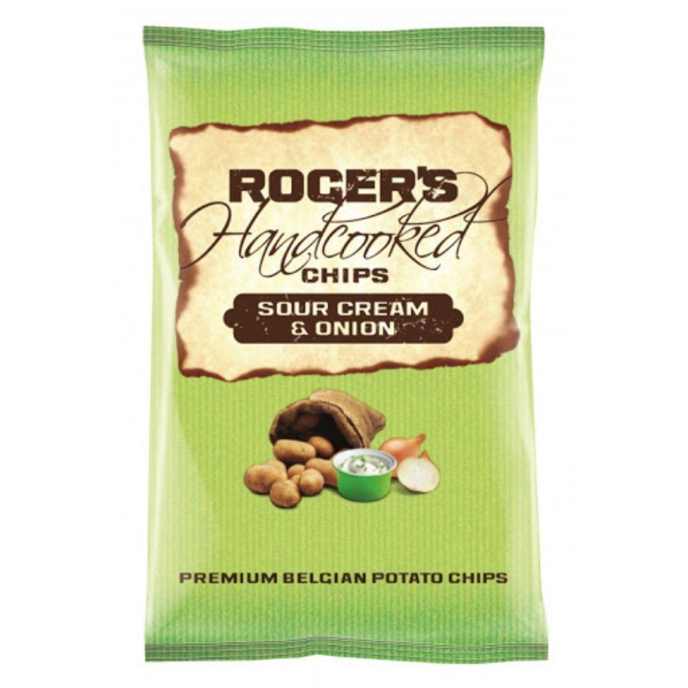 Rodger's Handcooked Sour Cream Onion Chips 150gm