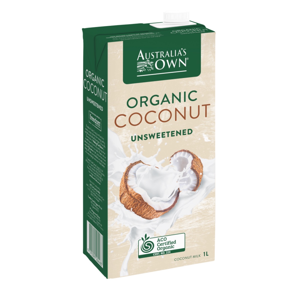 Australia Own Unsweetened Coconut milk 1l