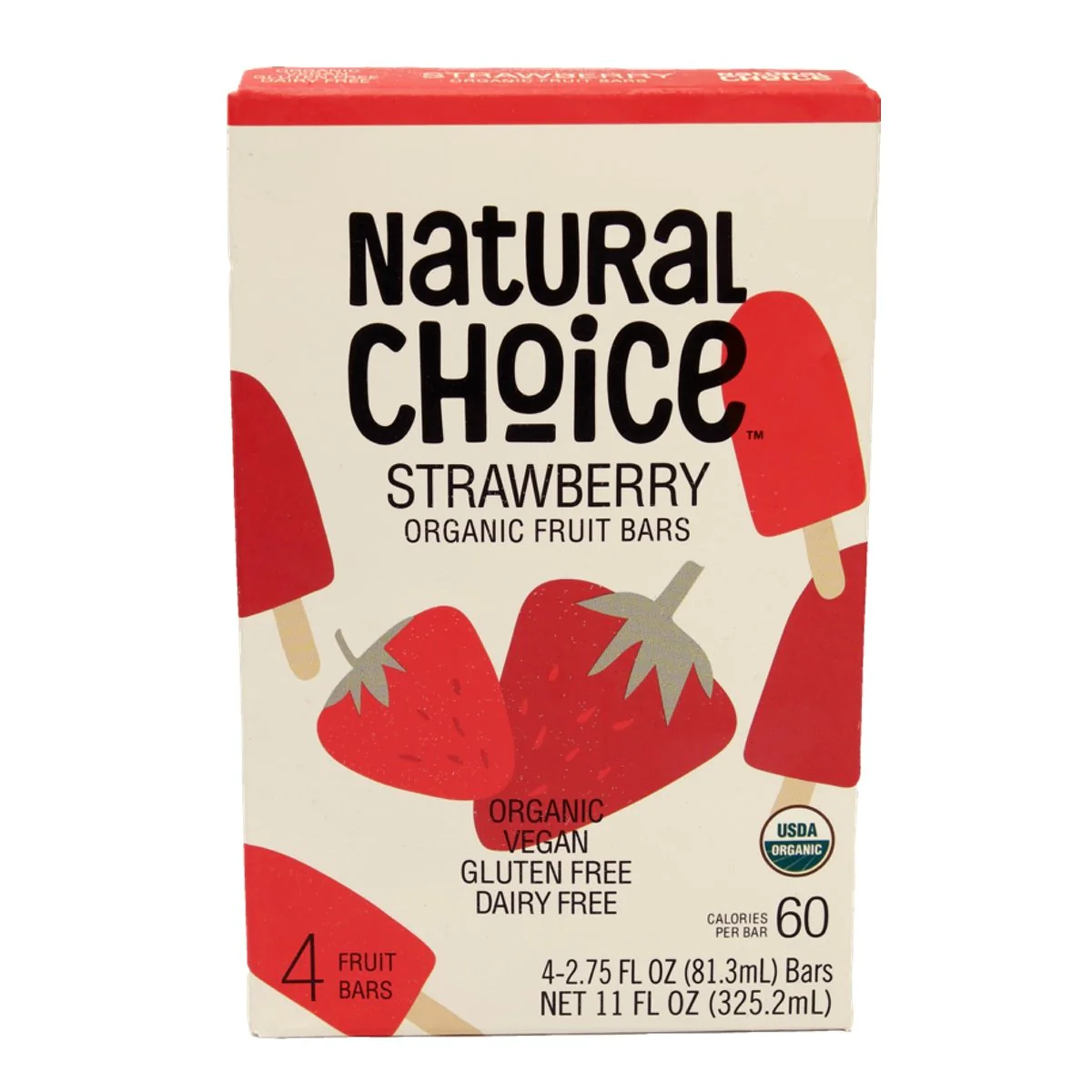 Natural Choice Bars 4's Strawberry 325ml