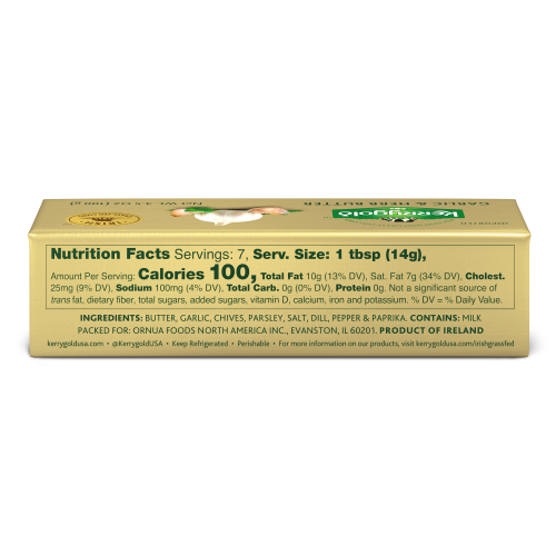 Kerrygold Irish Garlic & Herbs Butter .